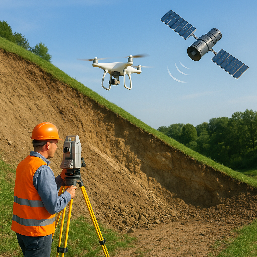 Monitoring skarp i nasypów