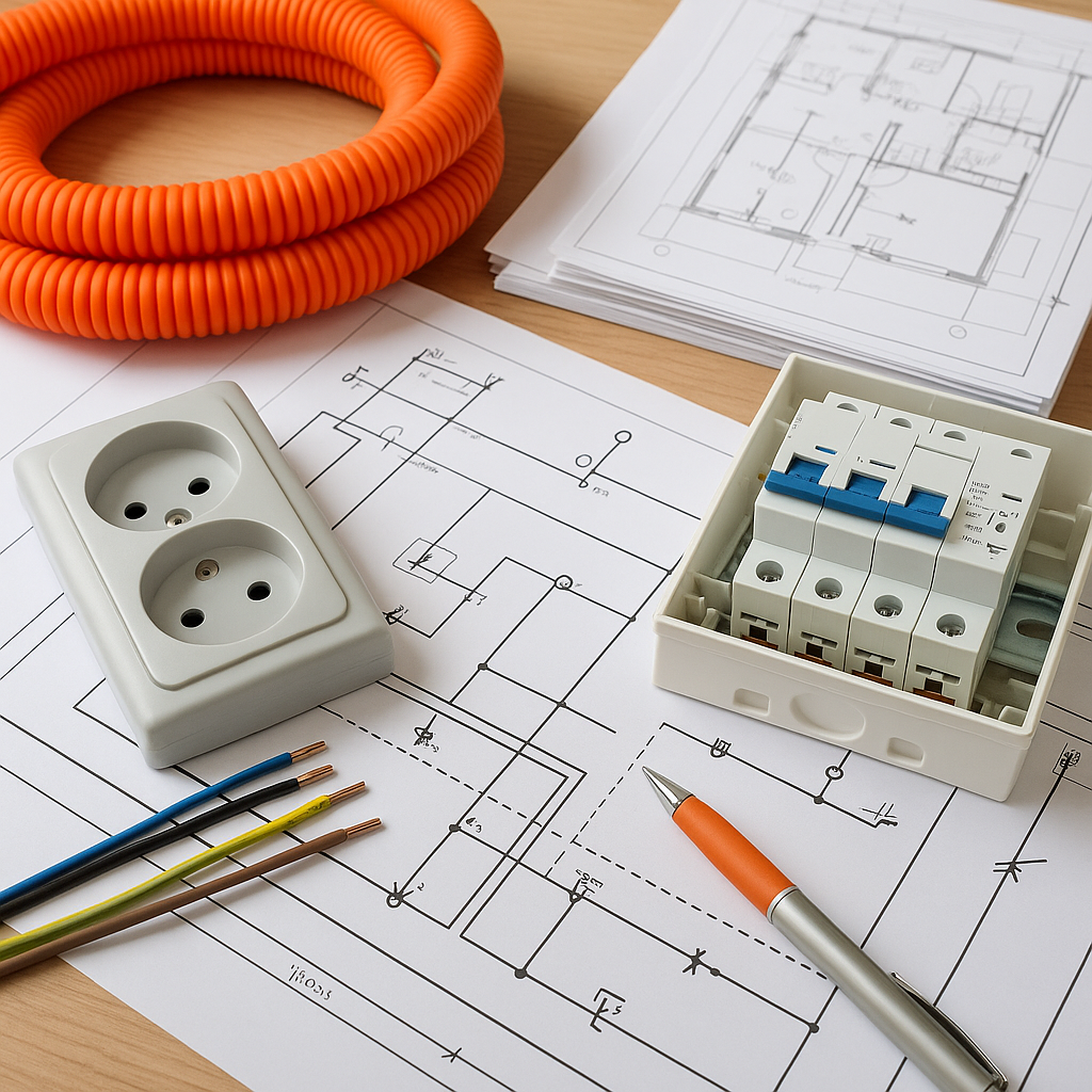 Projektowanie instalacji elektrycznych w budynkach mieszkalnych – krok po kroku