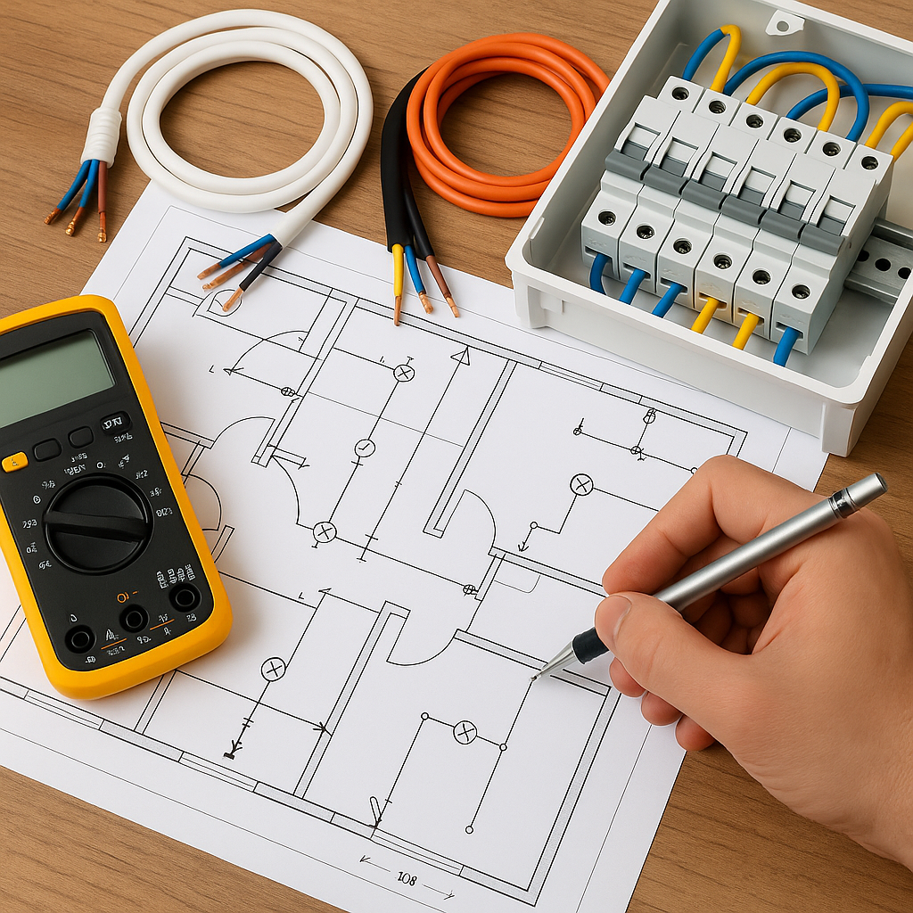 Projektowanie instalacji elektrycznych w budynkach mieszkalnych – krok po kroku zdjęcie nr 2