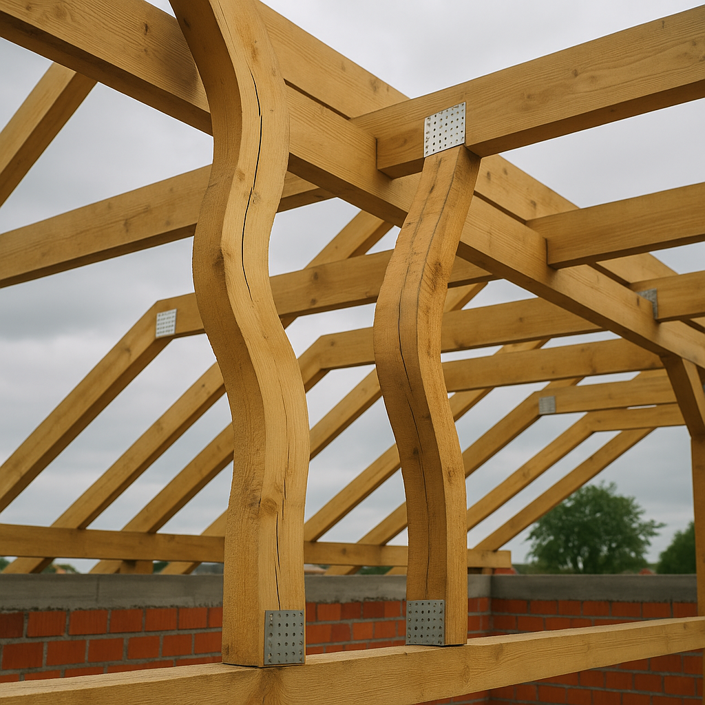 Dlaczego więźba dachowa się wypacza – wpływ wilgotności i błędów montażu