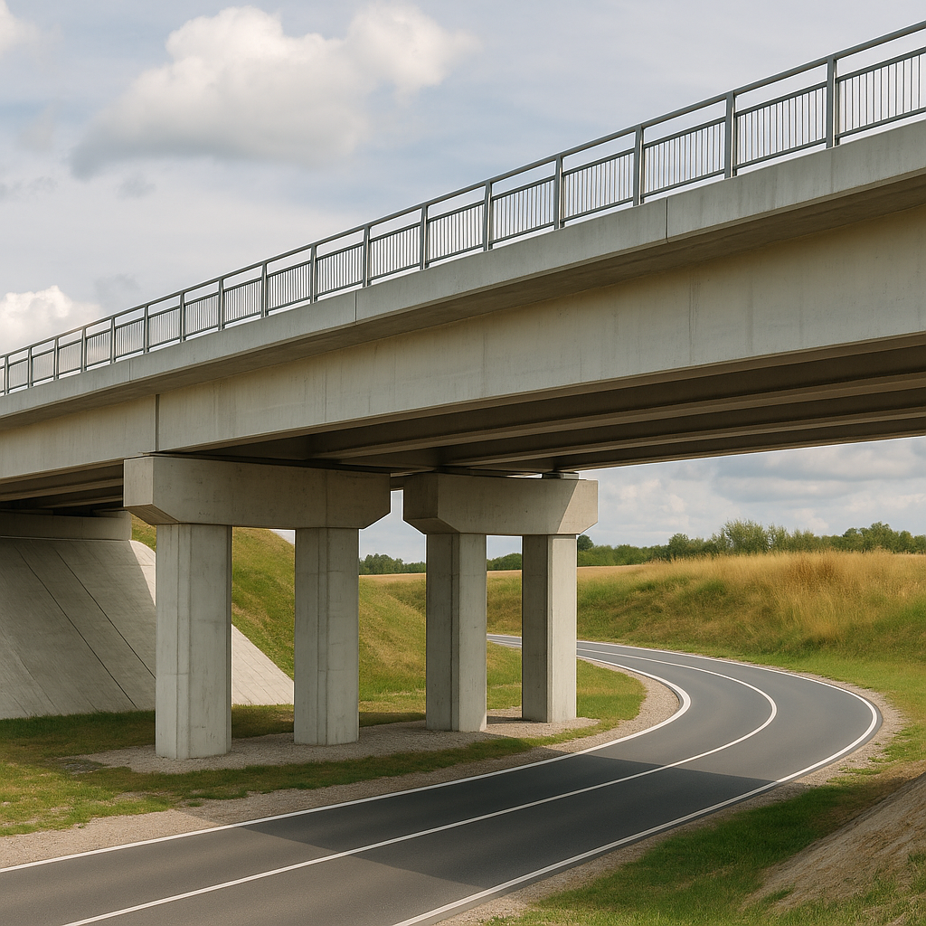 Jakie są typy ustrojów niosących w mostach i jak przenoszą obciążenia