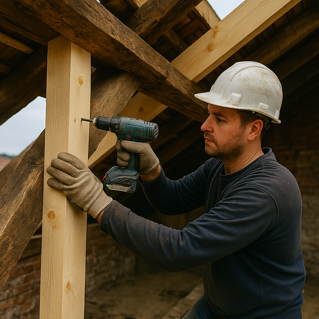 Przywrócenie więźby do pełnej sprawności technicznej