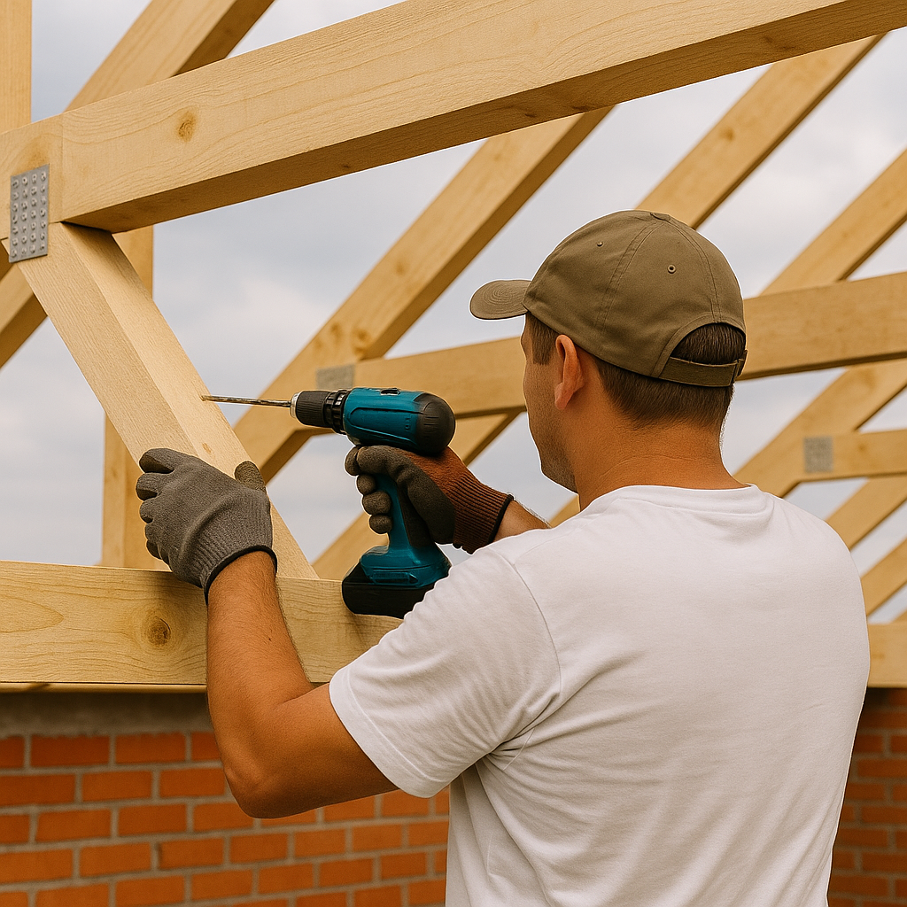 Wypaczanie więźby dachowej