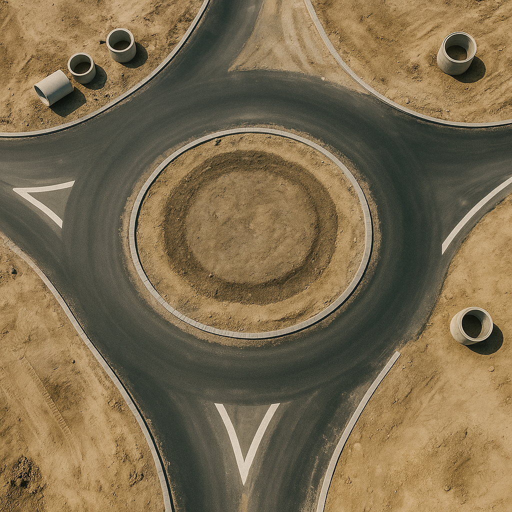 Projektowanie rond – zasady, promienie, widoczność i błędy projektowe zdjęcie nr 2