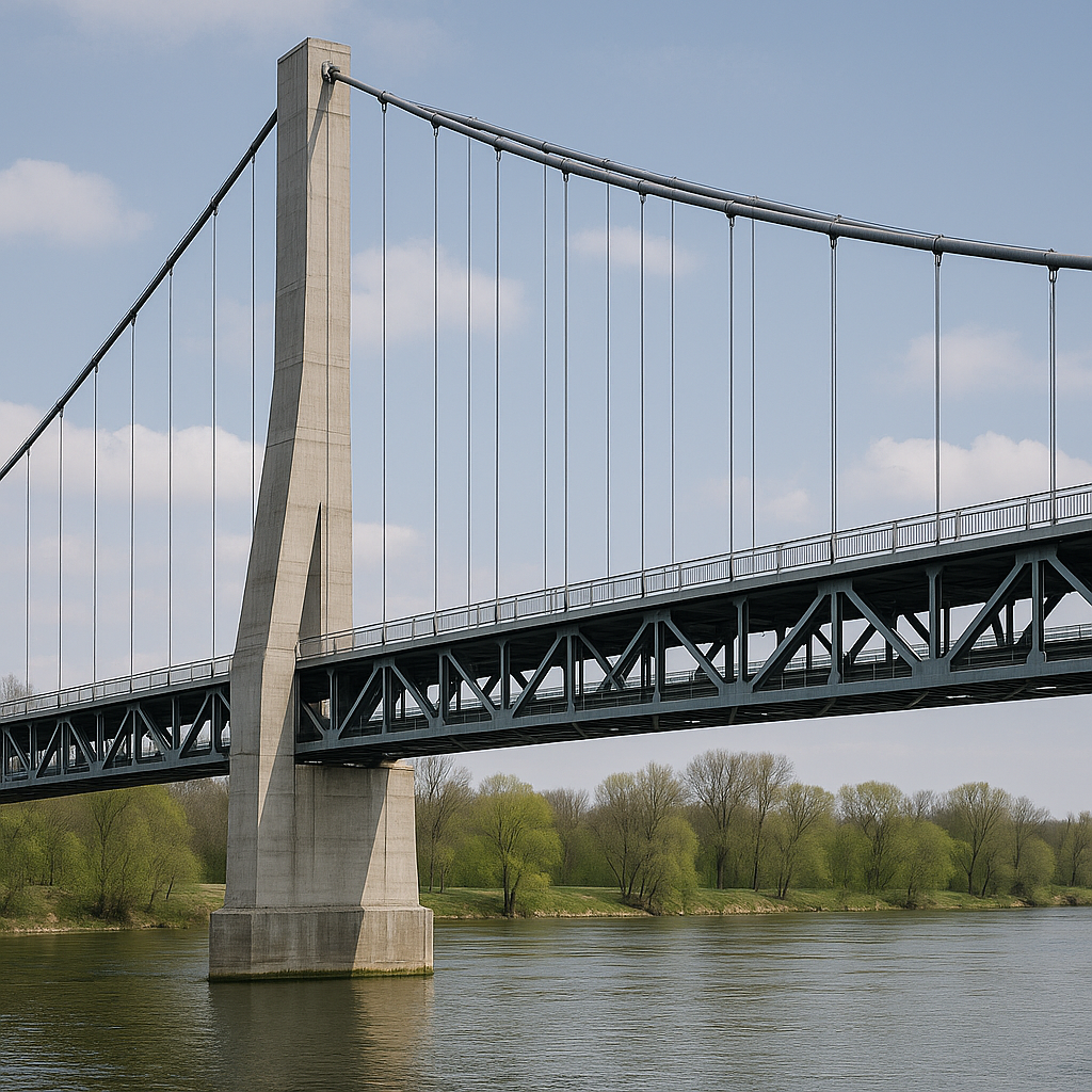 Jakie są typy ustrojów niosących w mostach i jak przenoszą obciążenia zdjęcie nr 2