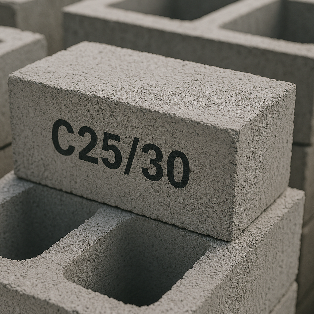 Klasy wytrzymałości betonu – co oznacza C20/25, C30/37 i inne symbole na betonie?