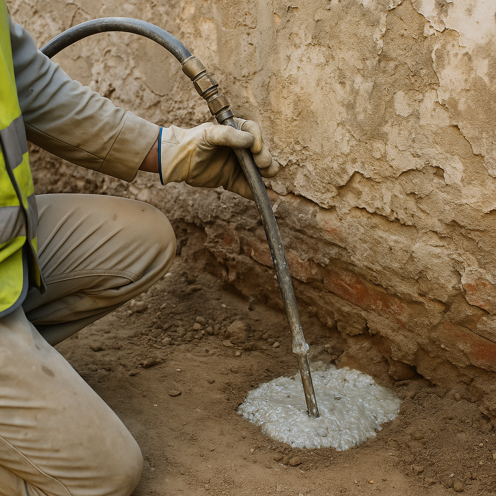 Co to jest iniekcja gruntu i kiedy się ją stosuje?