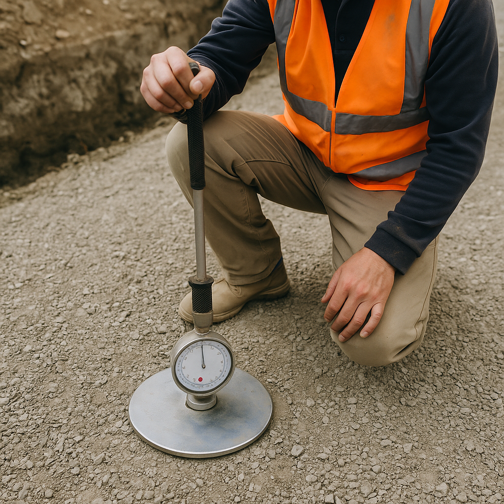 Jak wygląda kontrola zagęszczenia podłoża – kompletny opis procesu i metod badań