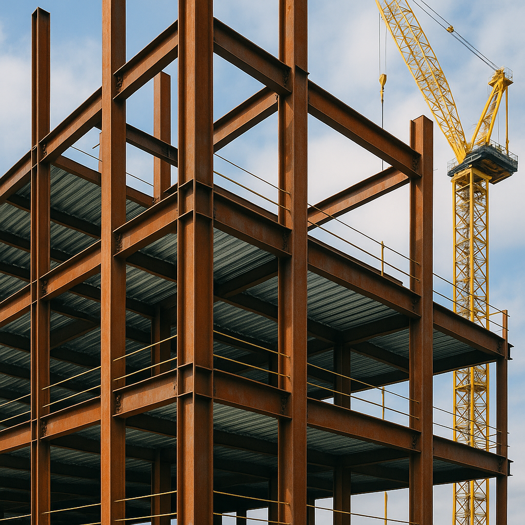 Budowa stalowego wieżowca