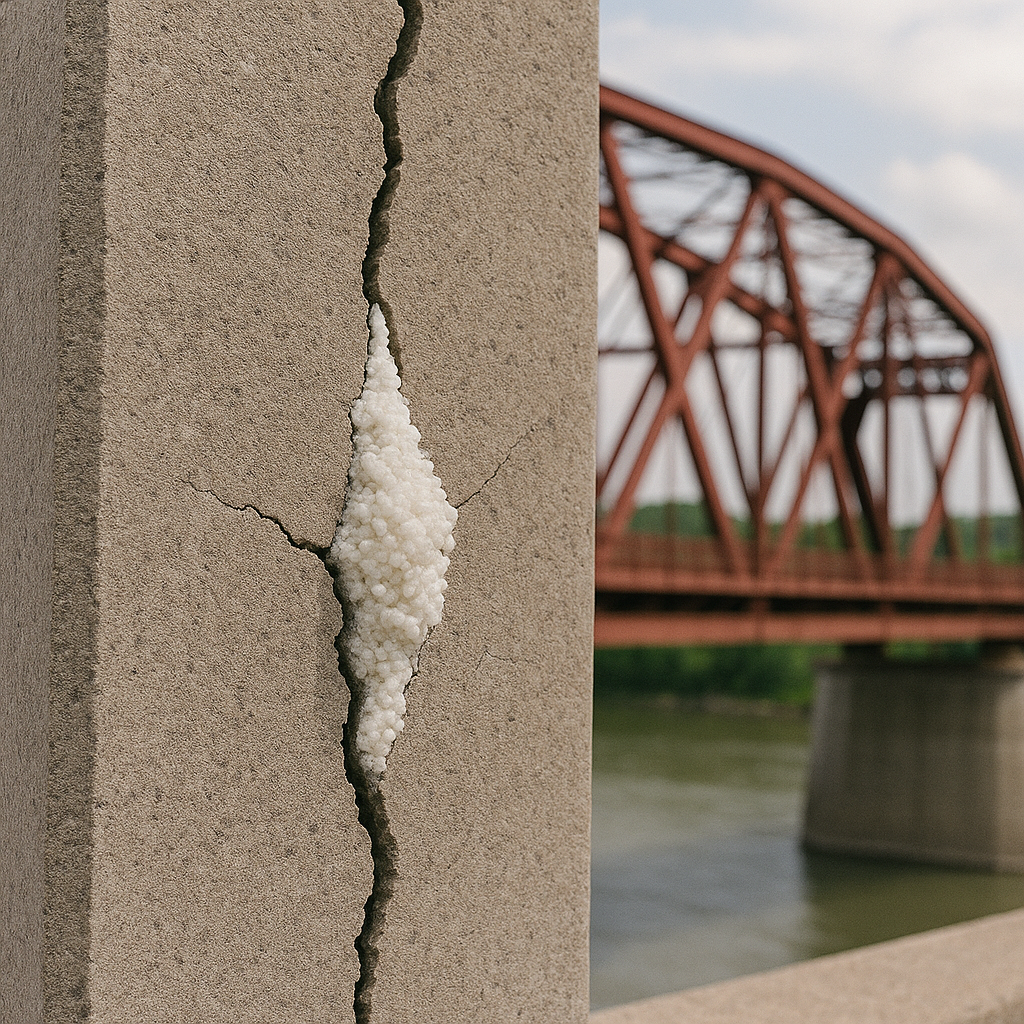 Beton samonaprawialny