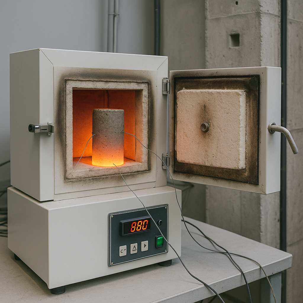 Analiza wpływu temperatury na beton