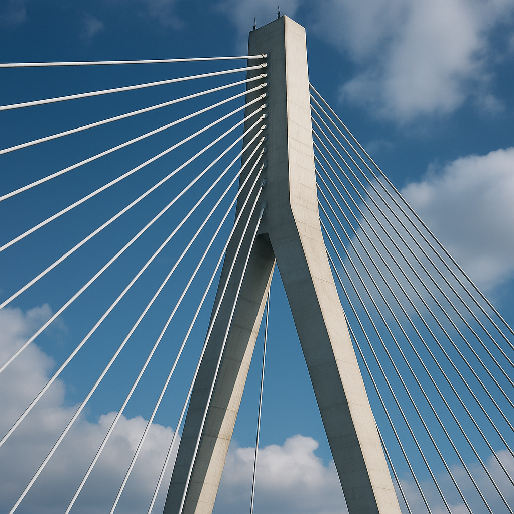 Jakie są różnice między mostem wantowym a podwieszonym?