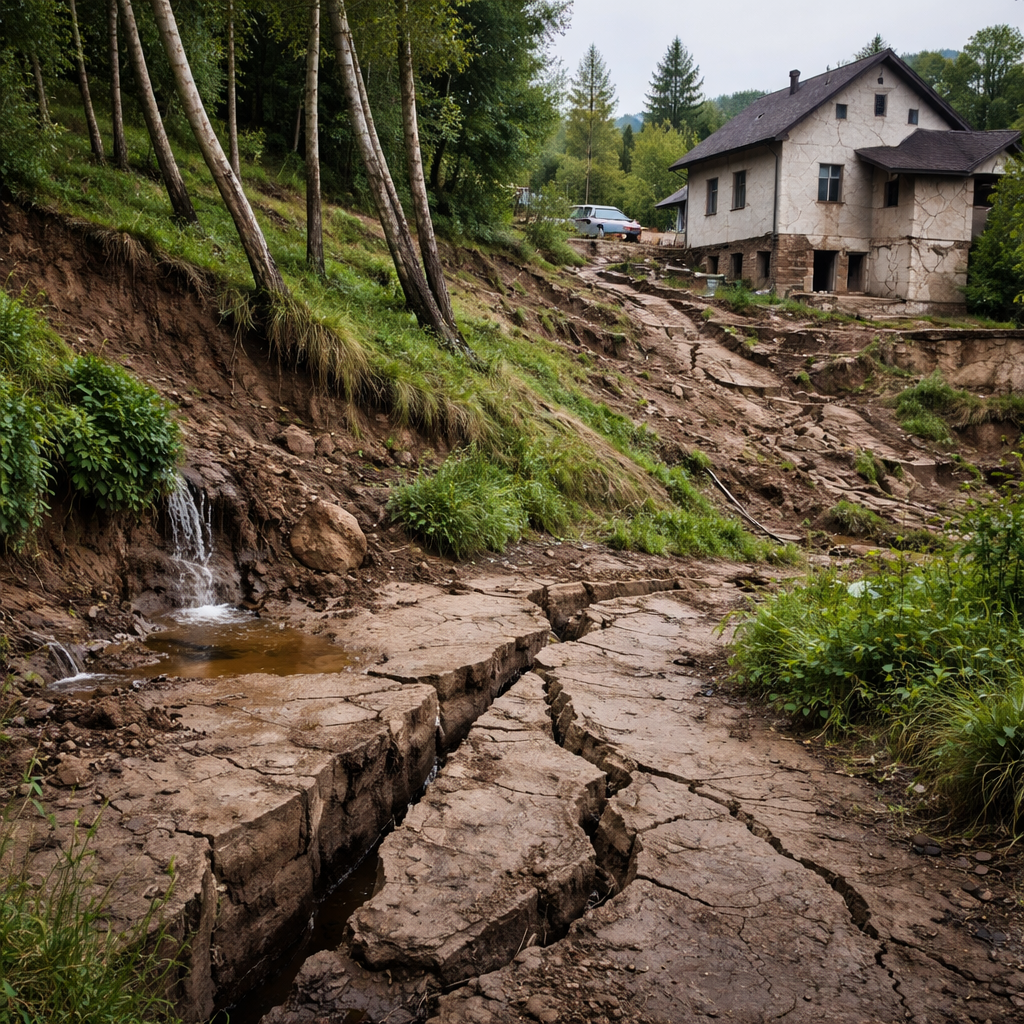 Jak rozpoznać w terenie niebezpieczne osuwisko pod zabudowę?