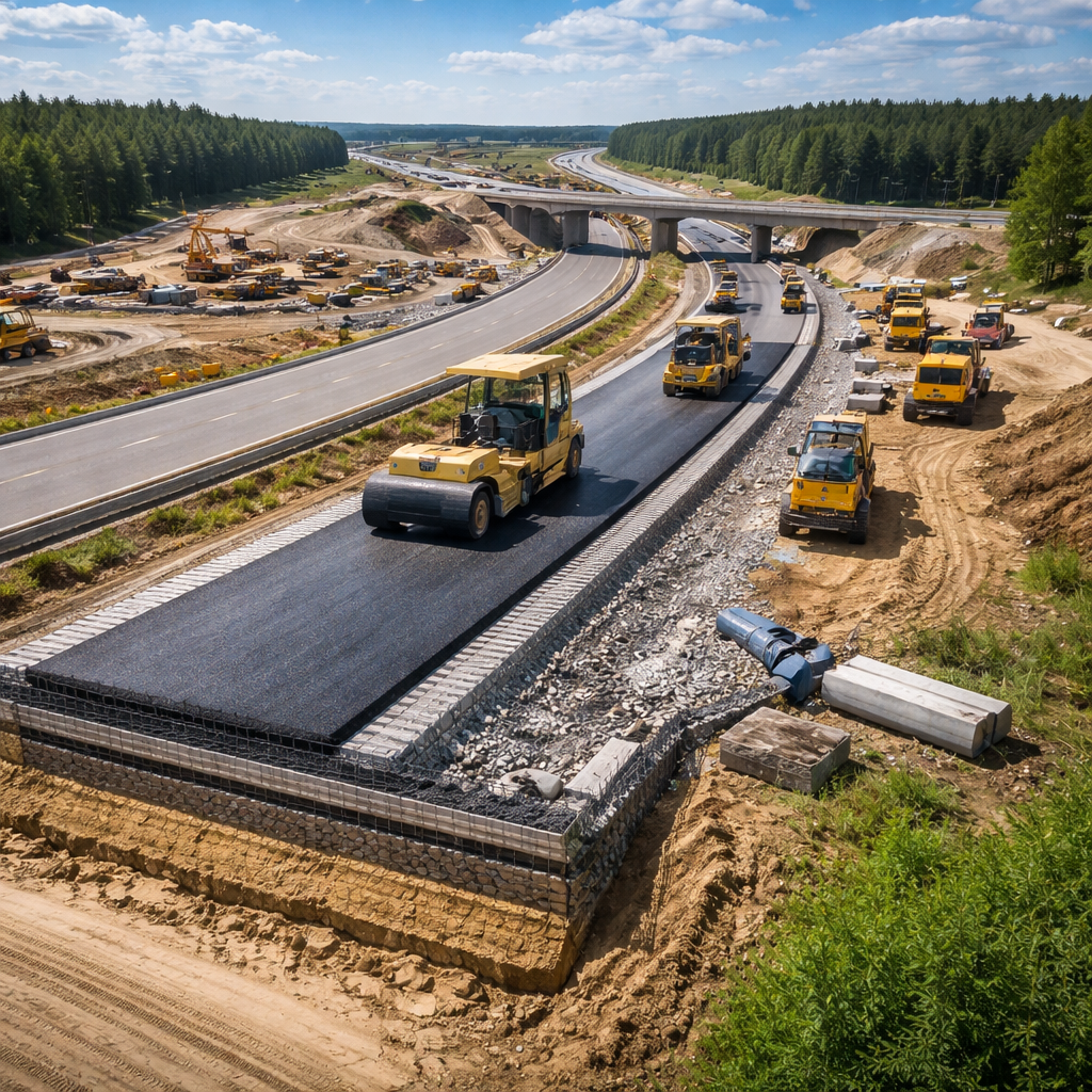 Jakie materiały stosuje się dziś w budowie autostrad?