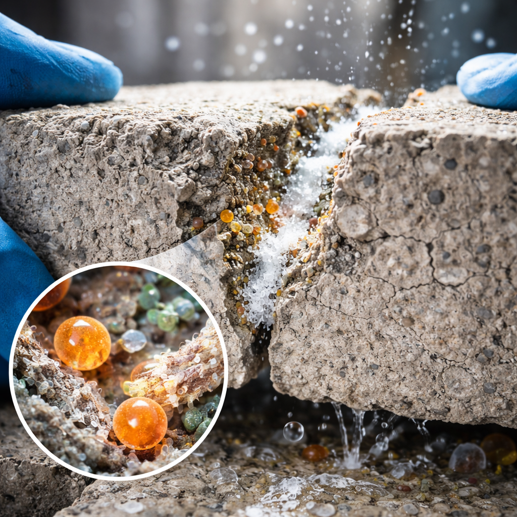 Co to jest beton samonaprawiający się i jak działa biologicznie?