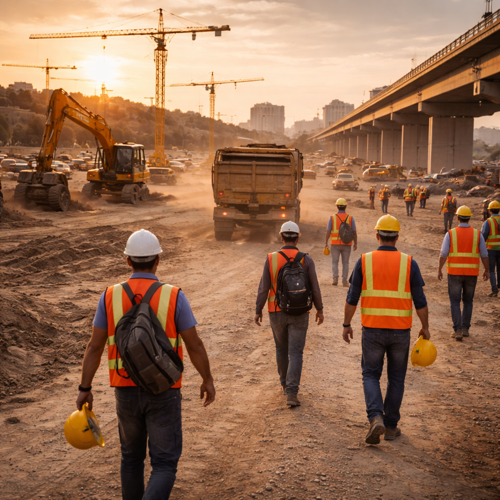 Jak wygląda dzień pracy na dużej budowie infrastrukturalnej zdjęcie nr 2
