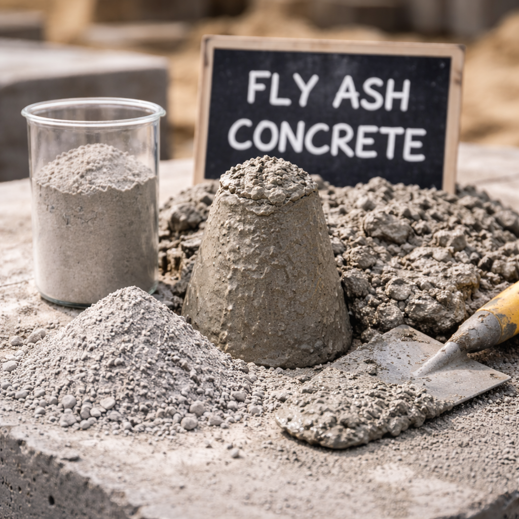 Beton z dodatkiem popiołów lotnych