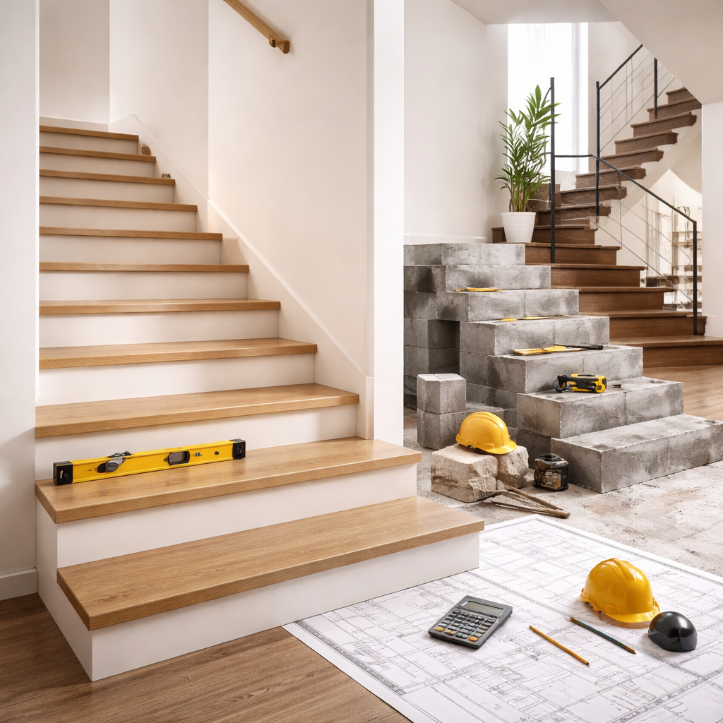 Schody w domu jednorodzinnym – minimalne szerokości i wysokości zgodne z przepisami