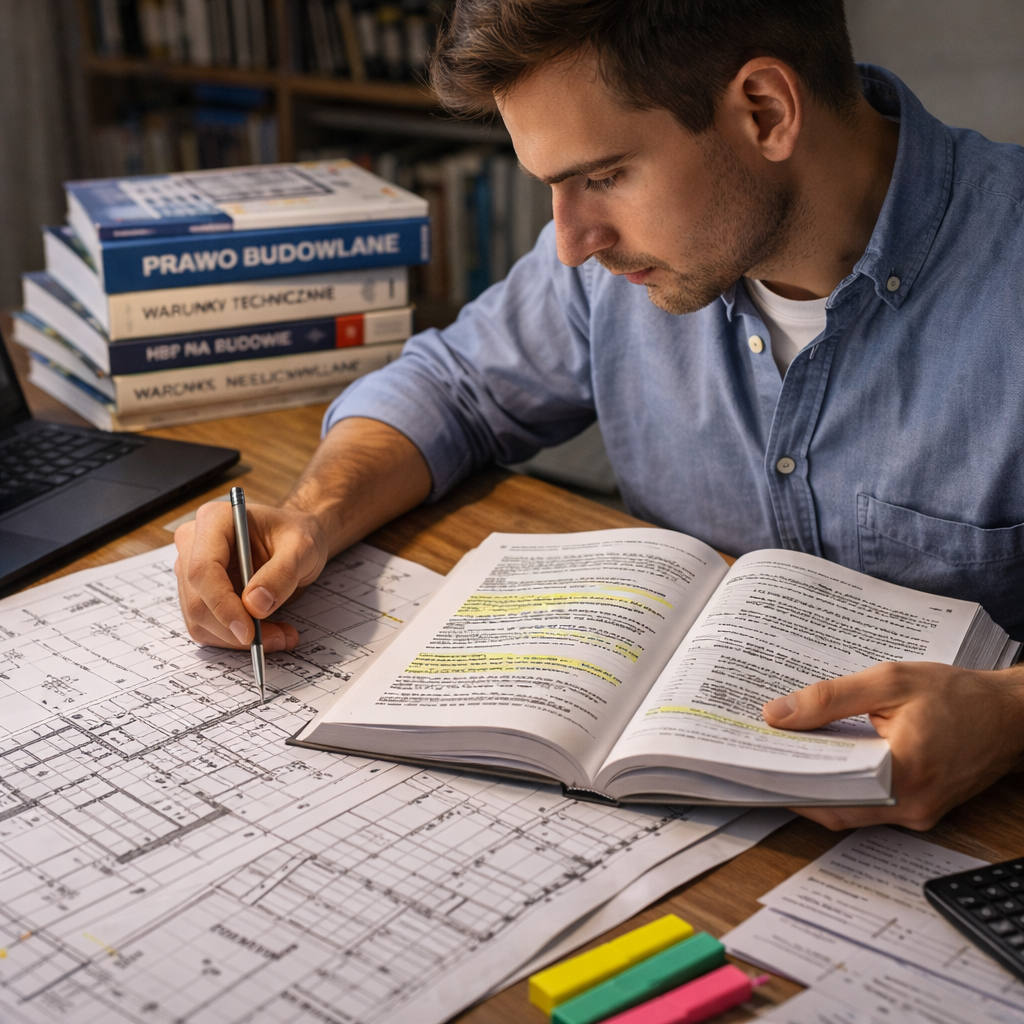 Jak uczyć się do egzaminu na uprawnienia budowlane, żeby zdać za pierwszym razem?