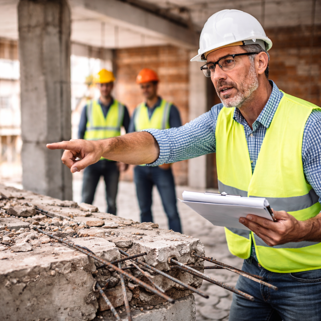Błędy wykonawcze, za które odpowiada kierownik budowy – odpowiedzialność, ryzyka i konsekwencje
