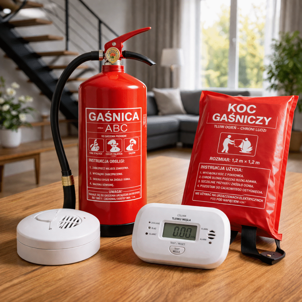 Bezpieczeństwo pożarowe domu jednorodzinnego – co jest obowiązkowe i o czym musi pamiętać inwestor