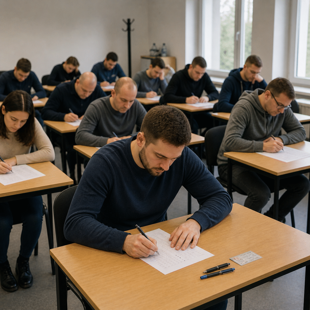 Jak wygląda dzień egzaminu pisemnego – praktyczny przewodnik
