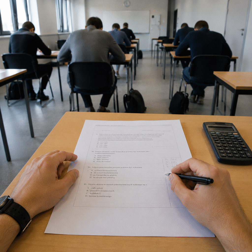 Jak kontrolować emocje w trakcie testu na uprawnienia budowlane
