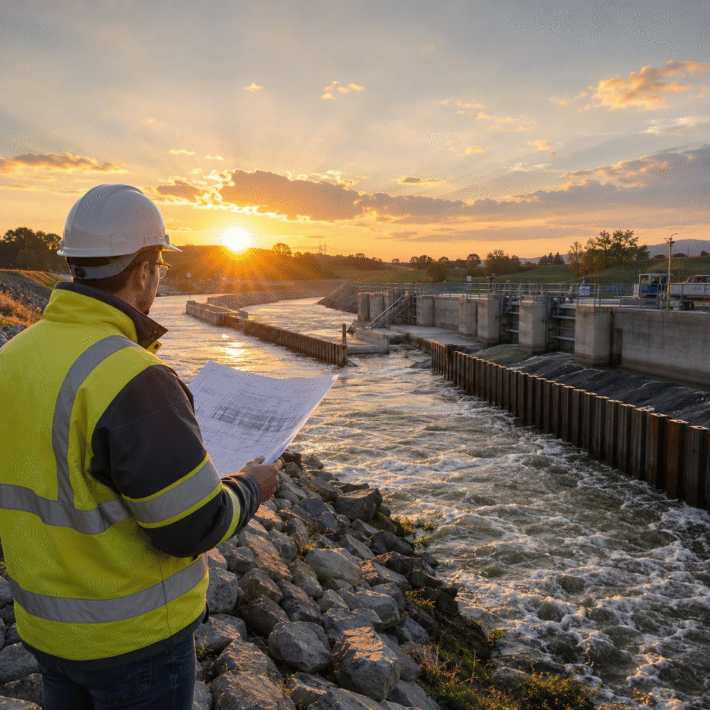 Specjalność hydrotechniczna – jak budować doświadczenie do egzaminu w mniej popularnej branży?